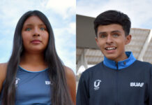 Dos paratletas de la BUAP brillaron en el Circuito Mexicano de Para Atletismo