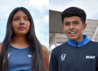 Dos paratletas de la BUAP brillaron en el Circuito Mexicano de Para Atletismo